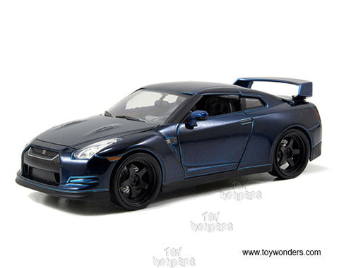 Jada Toys Fast & Furious - Brian's Nissan GT-R Hard Top (2009, 1/24 scale diecast model car, Blue)